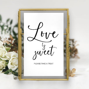 Póster Letrero de Despedida de Soltera El Amor es Dulce