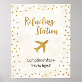 Póster Letrero de Despedida de Soltera en Estación de Rec