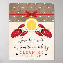 Letrero de Estación de Limpieza de Hervido de Cang