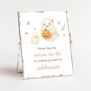 Póster Letrero de Estación de Sobres Pequeño Boo de Hallo