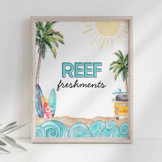 Póster Letrero de Fiesta de Bebidas Refrescantes Reef (Subido por el creador)