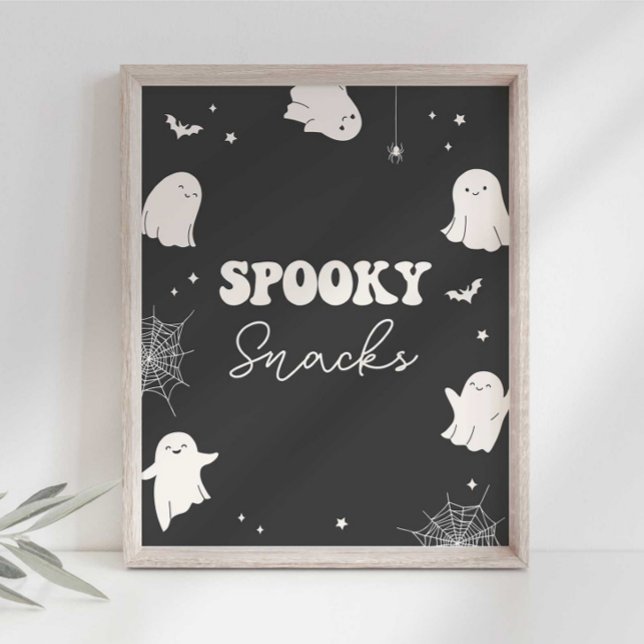 Póster Letrero de Fiesta de Halloween de Snacks Espeluzna (Subido por el creador)