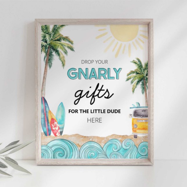 Póster Letrero de Fiesta de Mesa de Regalos (Subido por el creador)