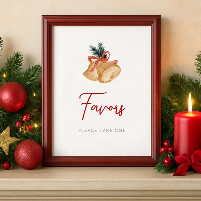 Póster Letrero de fiesta de Navidad de favores (Subido por el creador)