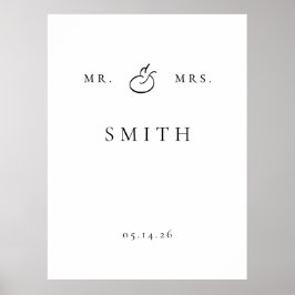 Póster letrero de fondo de pantalla personalizado para bo