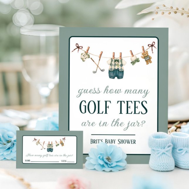 Póster Letrero de Juego de Adivinanza de Ropa de Golf par (Subido por el creador)