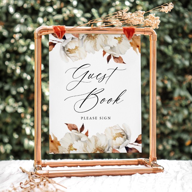 Póster Letrero de Libro de Firmas para Invitados de Boda  (Subido por el creador)