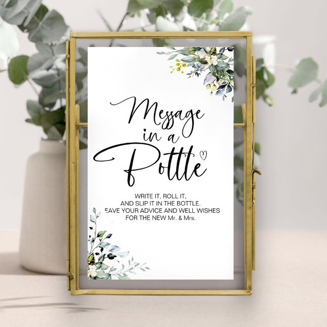 Póster Letrero de Libro de Invitados de Boda de Mensaje e (Subido por el creador)