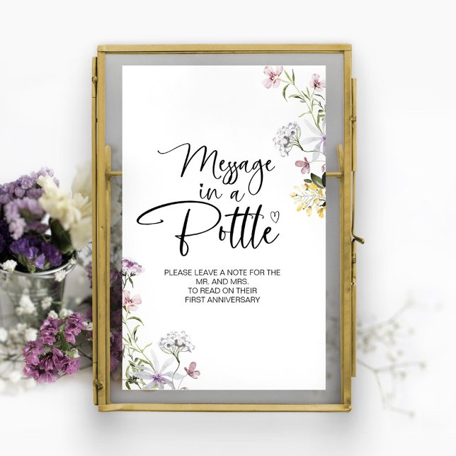 Póster Letrero de Libro de Invitados de Boda de Mensaje e (Subido por el creador)