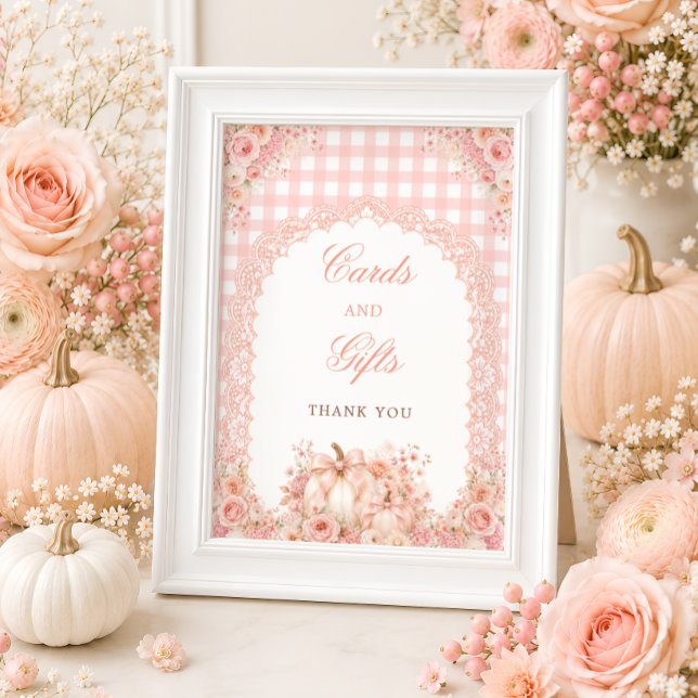 Póster Letrero de mesa de tarjetas y regalos florales de  (Subido por el creador)
