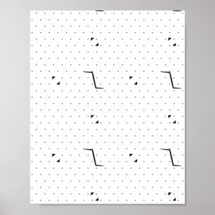 Póster Letrero de pedestal verde de idioma