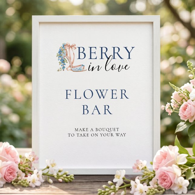 Póster Letrero de Pérgola de Flor de Arándano para Desped (Subido por el creador)