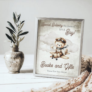 Póster Letrero de Recuerdos de la Fiesta del Oso de Peluc