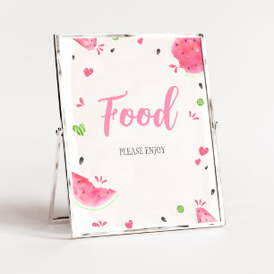 Póster Letrero de Recuerdos para Baby Shower de Niña con 