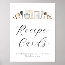 Letrero de Tarjeta de Receta