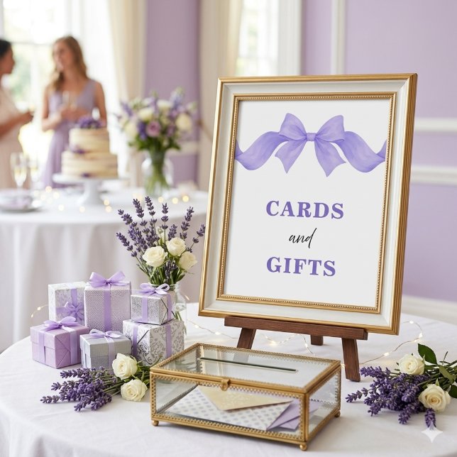 Póster Letrero de Tarjetas y Regalos de Arco Morado para  (Subido por el creador)