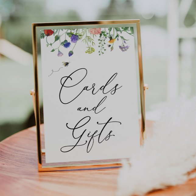 Póster Letrero de tarjetas y regalos de flores silvestres (Subido por el creador)