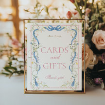 Letrero de tarjetas y regalos de graduación de Fan
