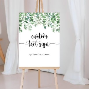 Póster Letrero De Texto Personalizado De Caligrafía Minim