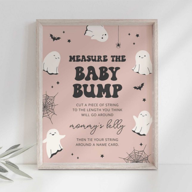 Póster Letrero para Baby Shower "Mide la Barriguita" de l (Subido por el creador)