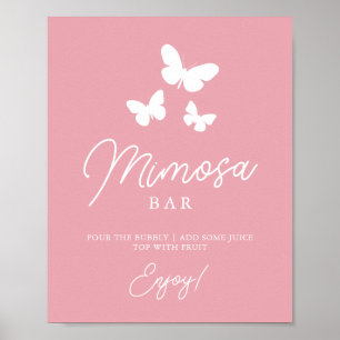 Póster Letrero para Desayuno Nupcial de la Barra de Mimos