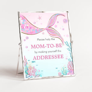 Póster Letrero para Estación de Sobres para Baby Shower d