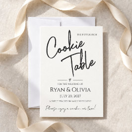 Póster Letrero Personalizado de Mesa de Galletas de Pitts