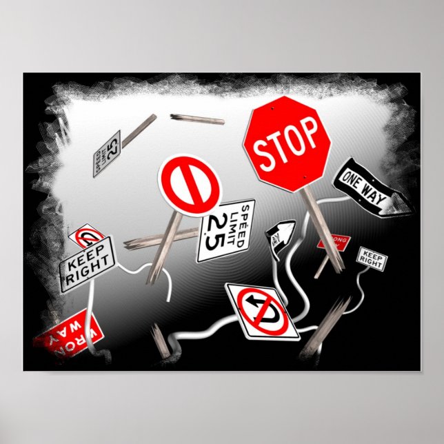 Póster Letreros (Frente)