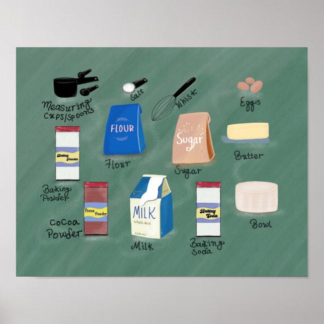 Póster Let's Bake (Frente)