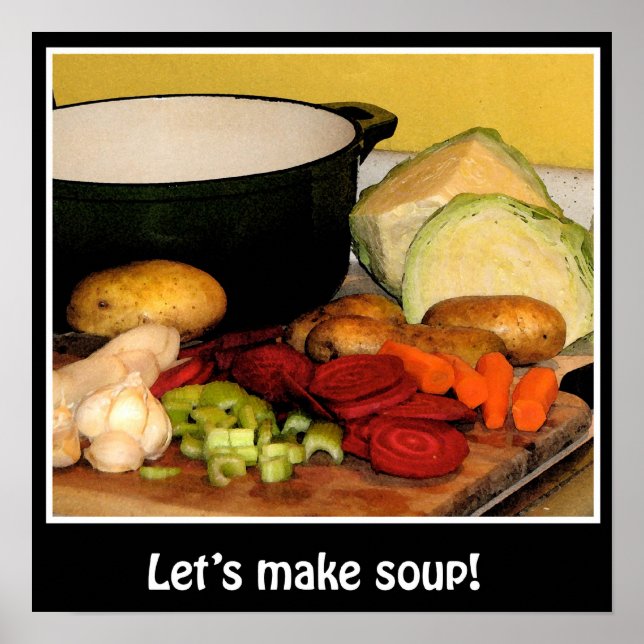 Póster Lets make soup! Poster (Frente)