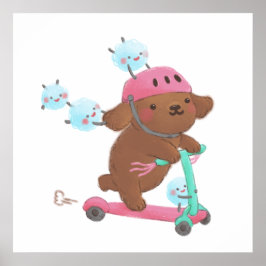 Póster Let's Roll Illustration