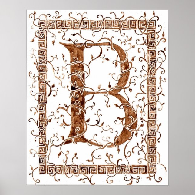 Póster letter b (Frente)