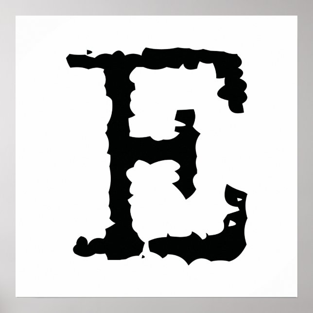 Póster Letter E (Frente)