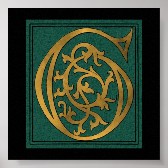 Póster Letter G Poster (Frente)