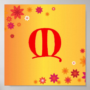 Póster Letter M Poster