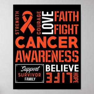 Póster Leucemia contra el cáncer Cinta 3