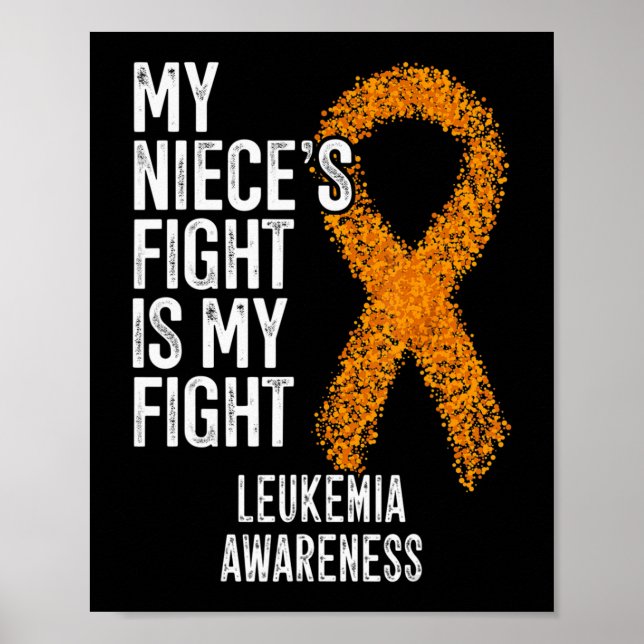 Póster Leucemia: la lucha de mi sobrina contra la leucemi (Frente)