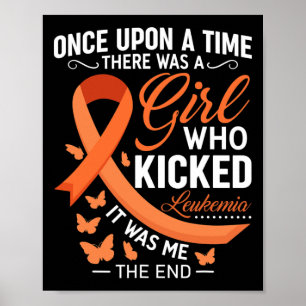 Póster Leucemia Sensibilización Lucha contra el Cáncer Ci
