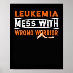 PÓSTER LEUKEMIA MESS CON EL GUERRERO EQUIVOCADO
