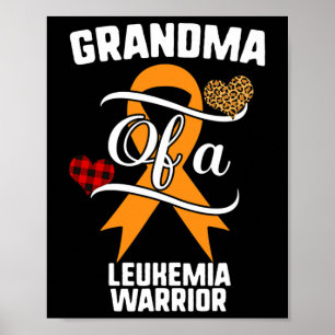 Póster Leukemia Sensibilización Leopardo Buffalo Familia 
