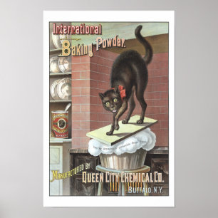 Póster Levadura en polvo internacional, 1885. Foto del