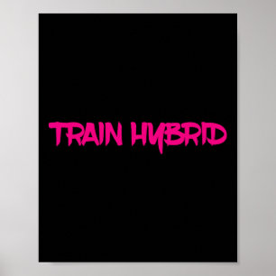 Póster Levanta Pesado Corre Lejos Deporte Híbrido Fitness
