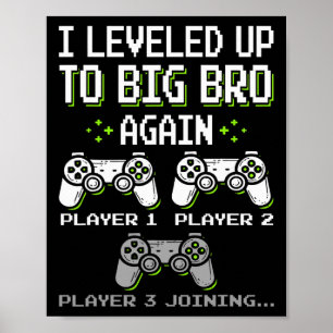 Póster Levantado Al Gran Hermano Otra Vez Hermano Gamer F