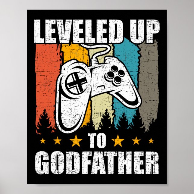 Póster Levantado Al Juego De Video De Godfather 2 (Frente)