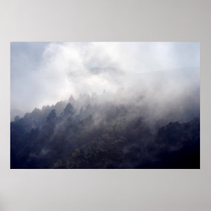 Póster Levantamiento apacible de la niebla