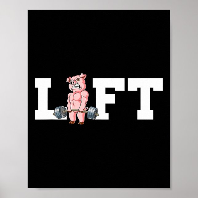Póster Levantamiento de la cola del elevador de entrenami (Frente)