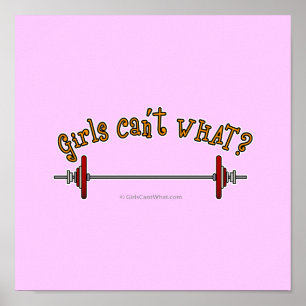 Póster Levantamiento de pesas - Barbell