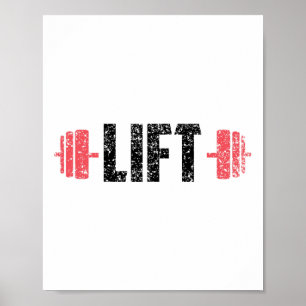 Póster Levantamiento de pesas Gimnasio de levantamiento d
