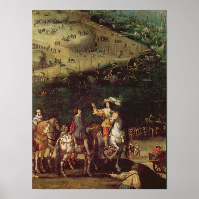 Póster Levantamiento del asedio a la Isla de Ré (Frente)