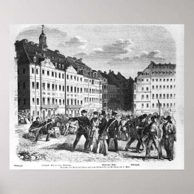 Póster Levantamiento en Dresde (Frente)